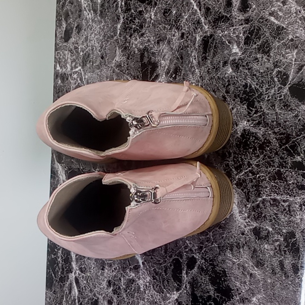 Women's Casual Pink Ankle Boots Size 43 - Picture 4 of 6